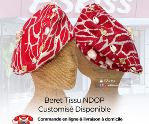 Chapeau tissu ndop
